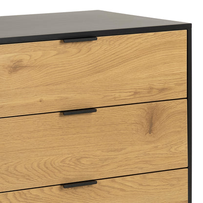 Cote | Furniture Seaford Sideboard, 2 Doors + 3 Drawer - Black Seaford, Sideboards 90AH000021803