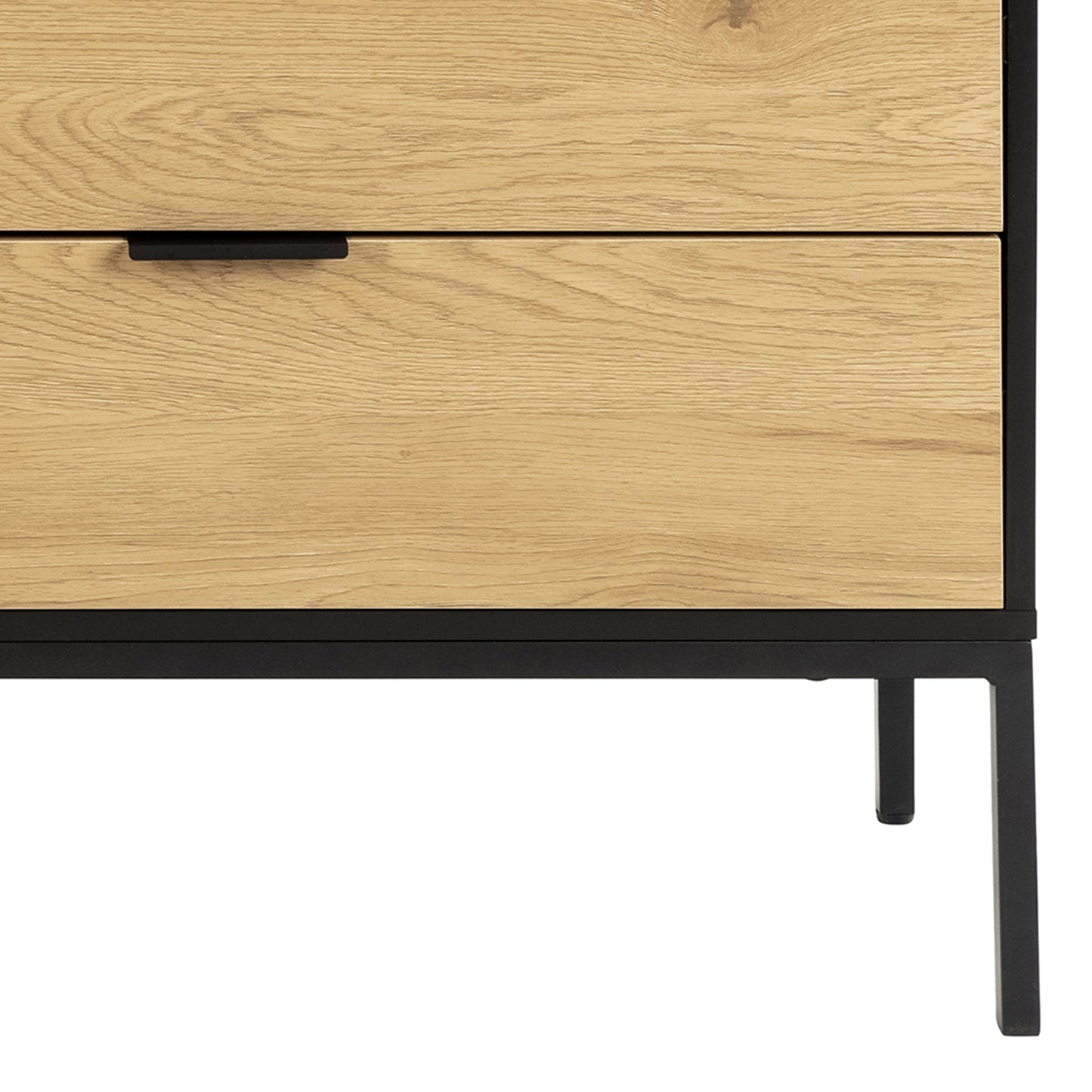 Cote | Furniture Seaford Sideboard, 2 Doors + 3 Drawer - Black Seaford, Sideboards 90AH000021803