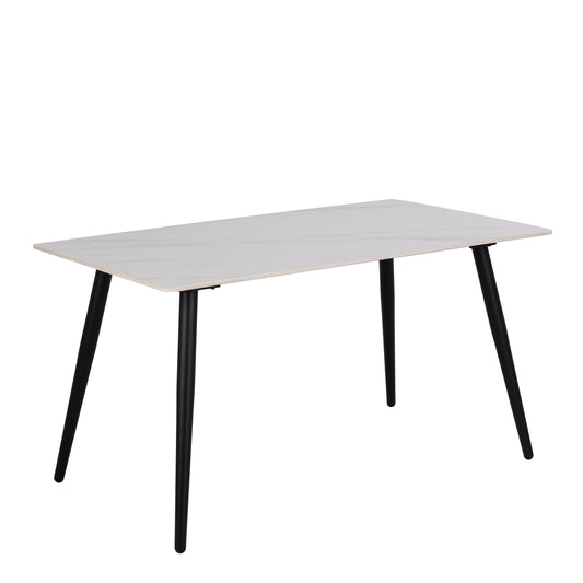 Cote | Furniture Wicklow 4-6 Seater Dining Table, Ceramic - White Wicklow, Dining Tables 90AH000021860