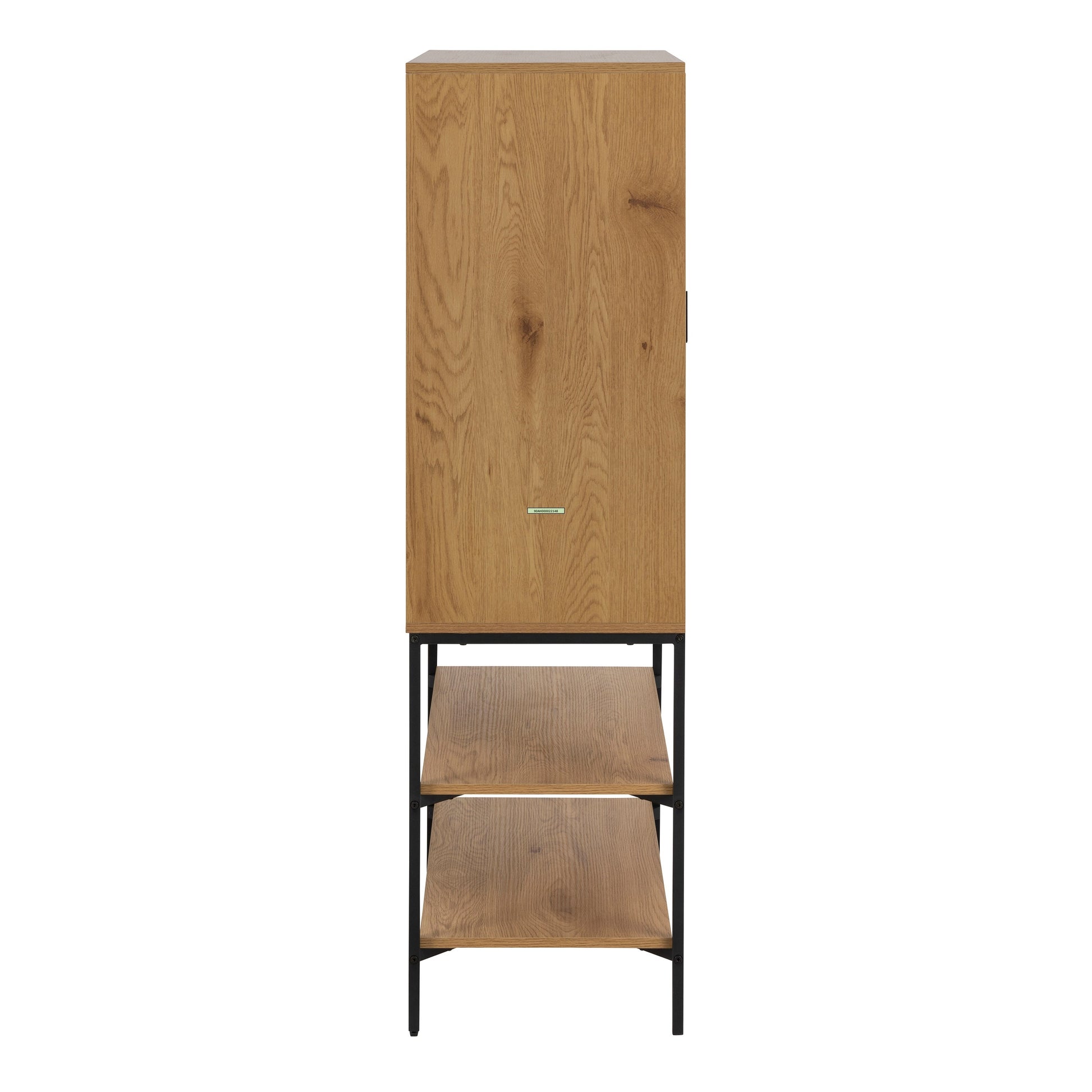 Cote | Furniture Jaipur Cabinet, 2 Door + 2 Shelves - Wild Oak & Black Jaipur, Cupboards 90AH000022089