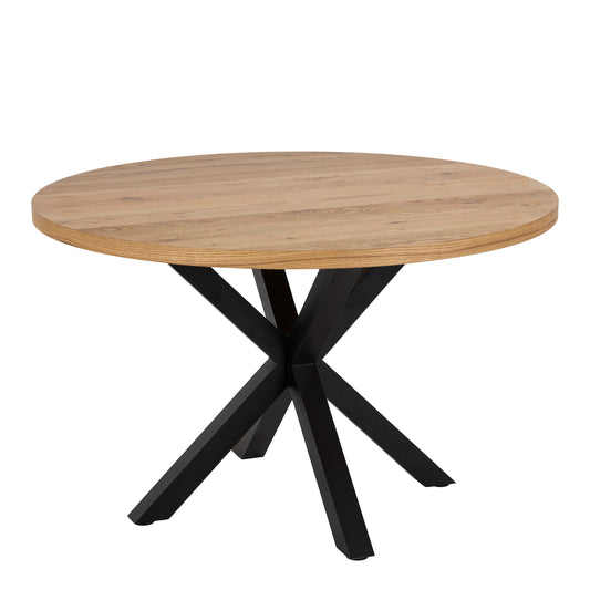 Cote Furniture |  Heaven 2-4 Seater Dining Table, Round Oak Top - Black Legs Heaven, Dining Tables 90AH000022147