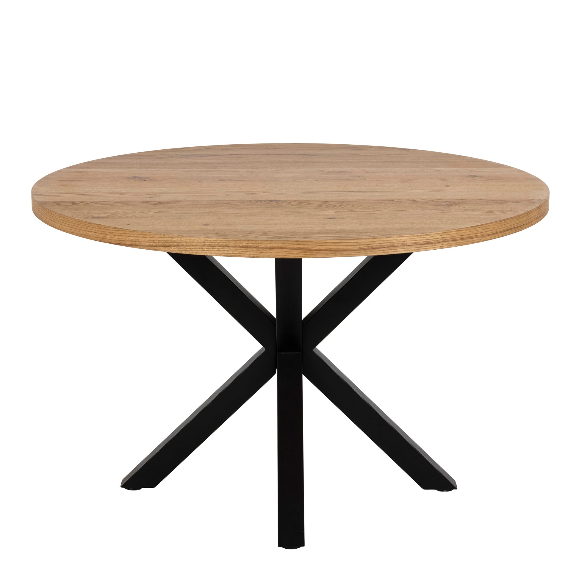 Cote | Furniture Heaven 2-4 Seater Dining Table, Round Oak Top - Black Legs Heaven, Dining Tables 90AH000022147