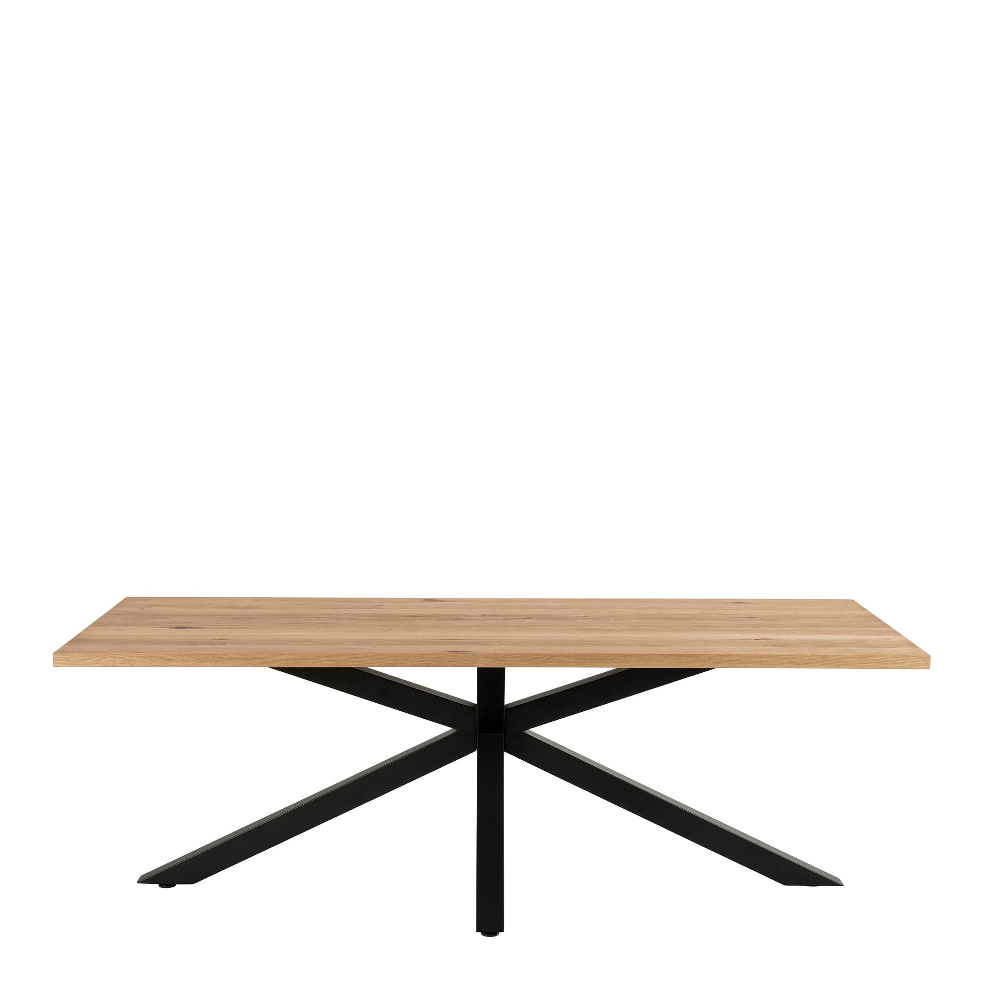 Cote | Furniture Heaven 6-8 Seater Dining Table, Oak Top - Black Legs Heaven, Dining Tables 90AH000022148