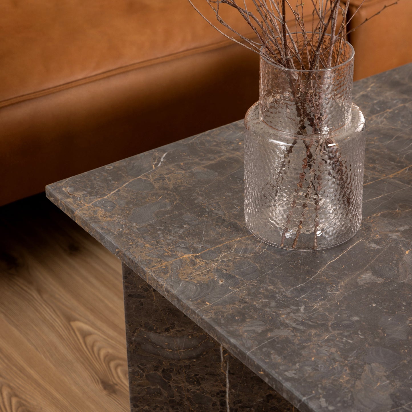 Cote | Furniture Vega Coffee Table, Square 90cm - Marron Marble Top Vega, Coffee Tables 90AH000022201