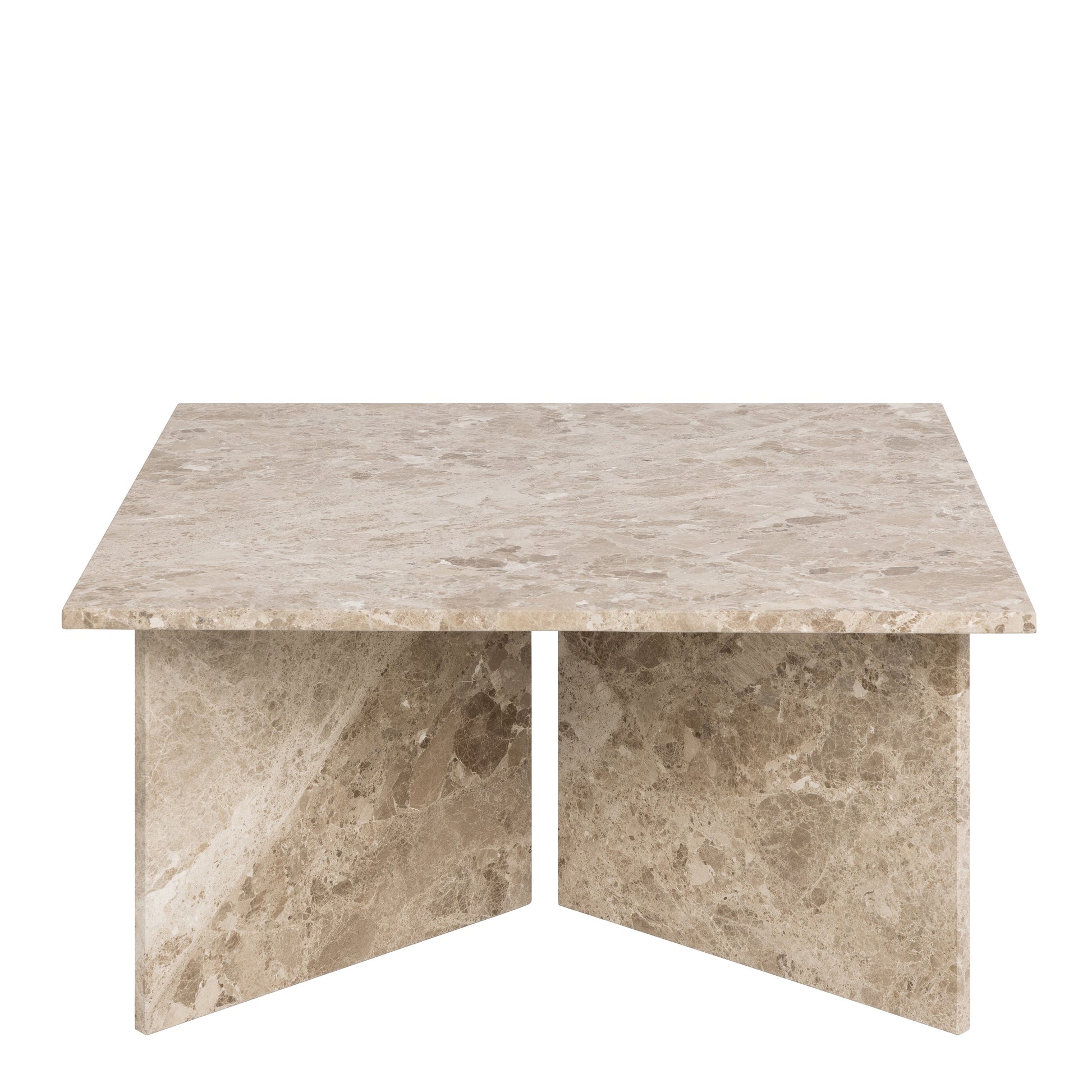 Cote | Furniture Vega Coffee Table, Square 90cm - Brown Marble Top Vega, Coffee Tables 90AH000022202