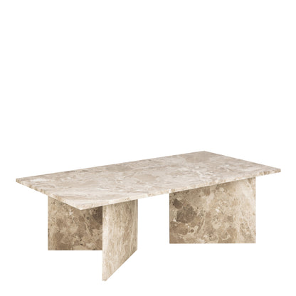 Cote | Furniture Vega Coffee Table, Rectangular 140cm - Brown Marble Vega, Coffee Tables 90AH000022323