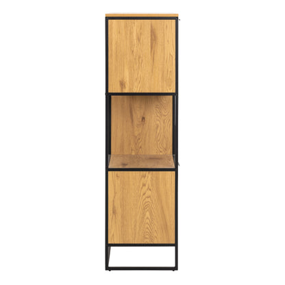 Cote | Furniture Swindon Bookcase,  2 Door + 3 Drawer + 1 Shelves - Black Swindon, Bookcases 90AH000022326