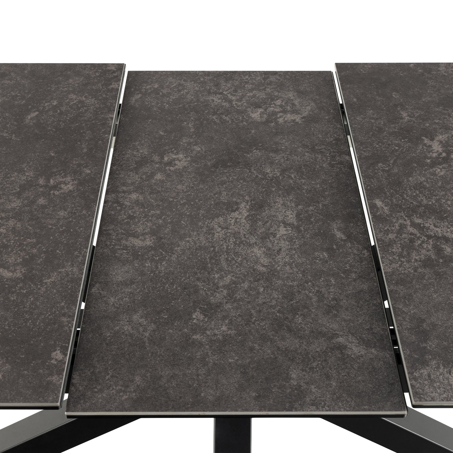 Cote | Furniture Heaven 6-8 Seater Extendable Dining Table (168cm) - Ceramic Black Top  Heaven, Dining Tables 90AH000022568