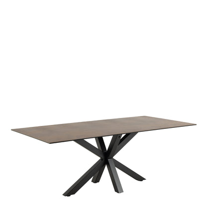 Cote | Furniture Heaven 6-8 Seater Dining Table - Ceramic Rusty Brown Top Heaven, Dining Tables 90AH000022569