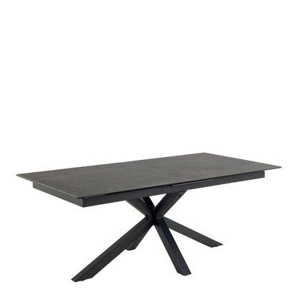 Cote | Furniture Heaven 6-8 Seater Extendable Dining Table (200cm) - Ceramic Black Top Heaven, Dining Tables 90AH000022636