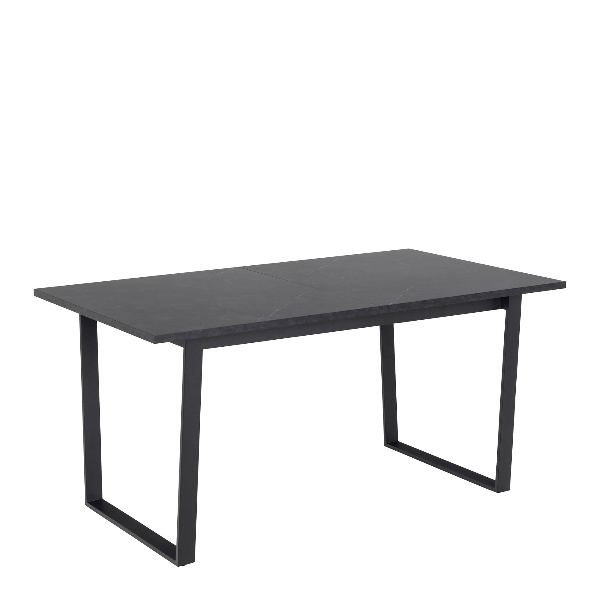 Cote | Furniture Amble 4-6 Extendable Dining Table with Black Marble Top - Black Legs Amble, Dining Tables 90AH000022712