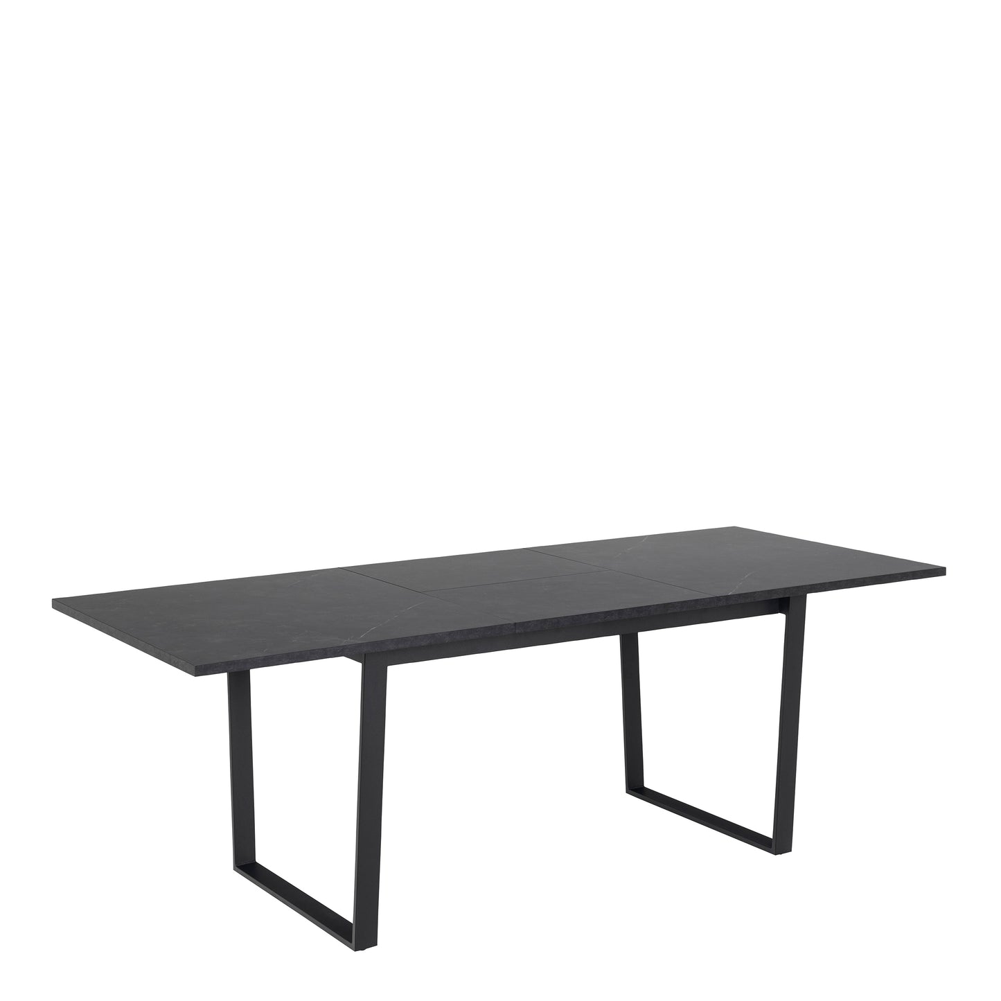 Cote | Furniture Amble 4-6 Extendable Dining Table with Black Marble Top - Black Legs Amble, Dining Tables 90AH000022712