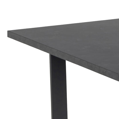 Cote | Furniture Amble 4-6 Extendable Dining Table with Black Marble Top - Black Legs Amble, Dining Tables 90AH000022712