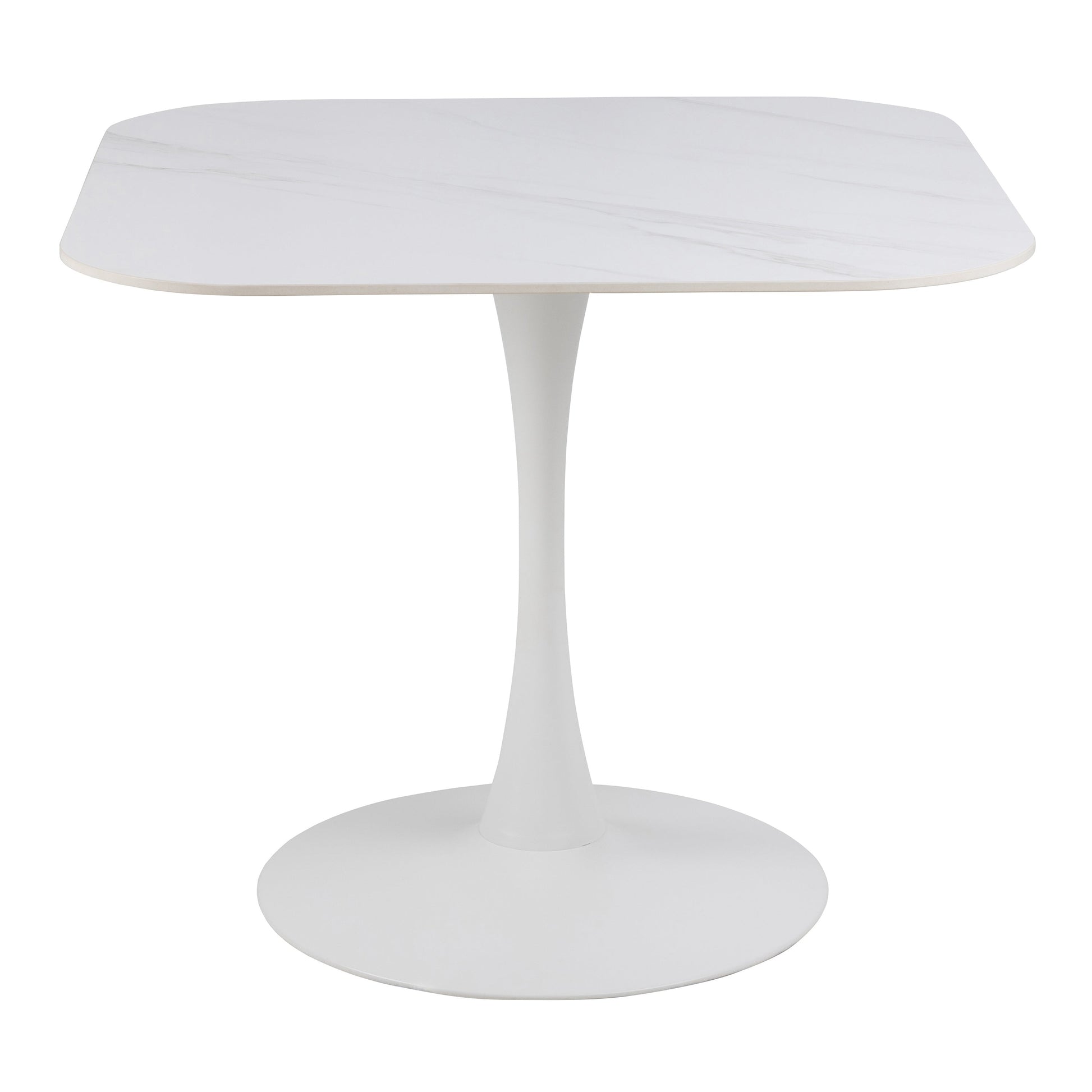 Cote | Furniture Malta 2-4 Seater Dining Table, Square, Ceramic - White Malta, Dining Tables 90AH000022813