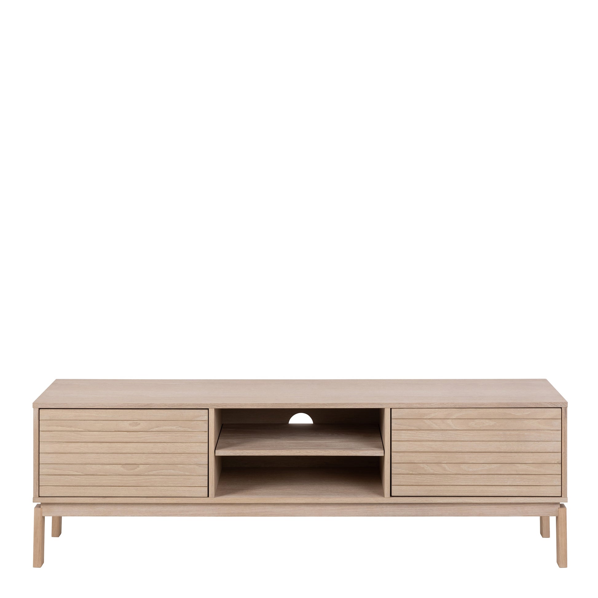 Cote | Furniture Linley TV Unit, 2 Door - White Oak Linley, TV Stands 90AH000022819