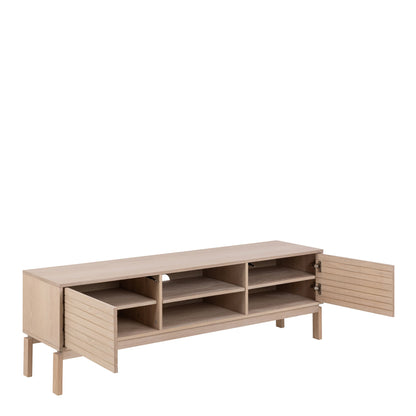 Cote | Furniture Linley TV Unit, 2 Door - White Oak Linley, TV Stands 90AH000022819