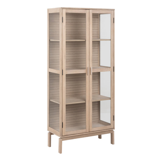 Cote | Furniture Linley Display Cabinet, 2 Glazed Doors - White Oak Linley, Display Cabinets 90AH000022820