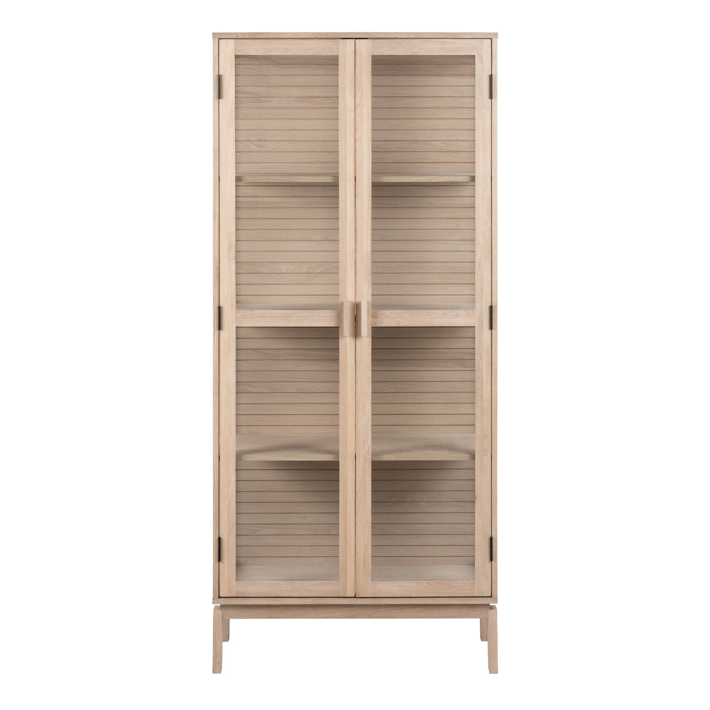 Cote | Furniture Linley Display Cabinet, 2 Glazed Doors - White Oak Linley, Display Cabinets 90AH000022820