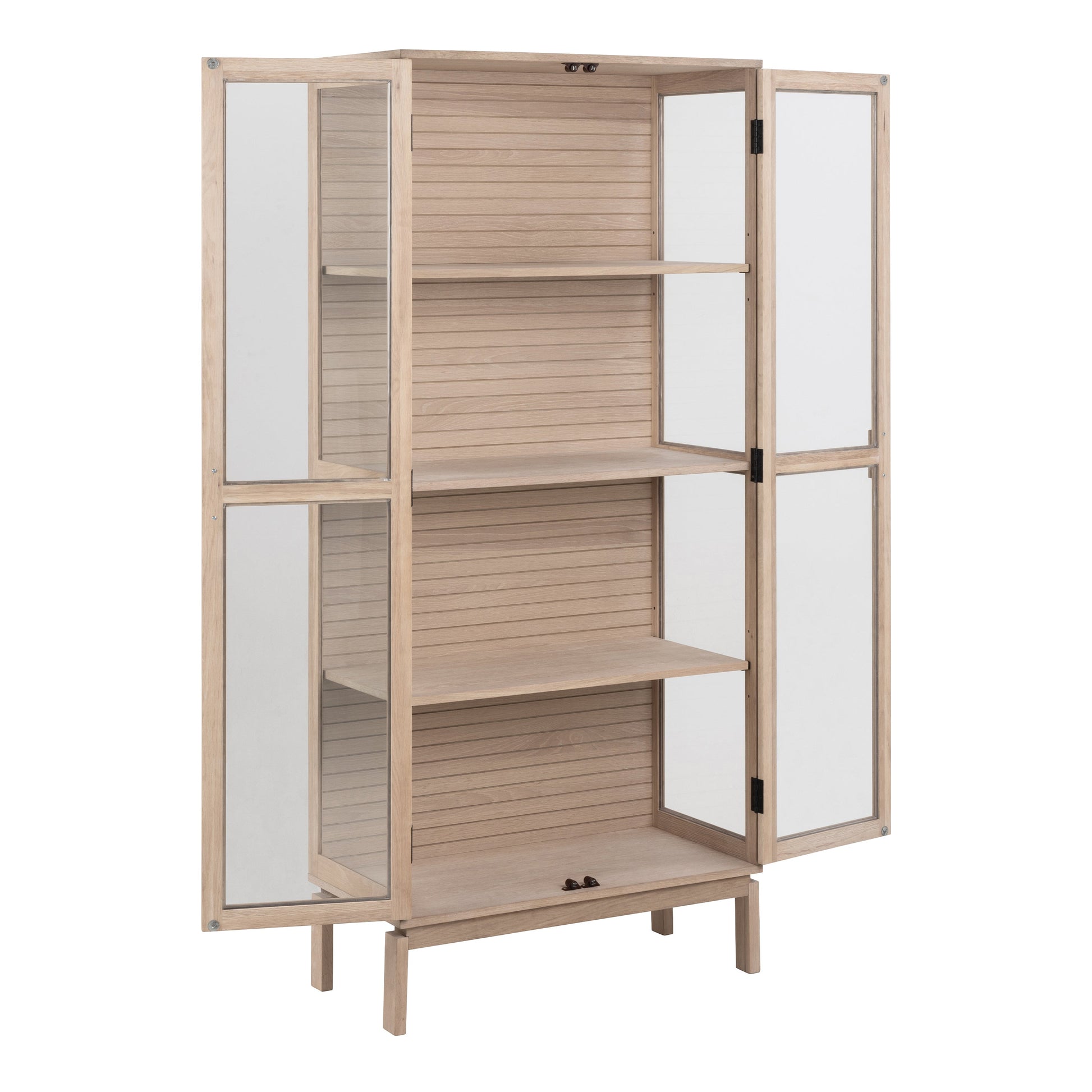 Cote | Furniture Linley Display Cabinet, 2 Glazed Doors - White Oak Linley, Display Cabinets 90AH000022820