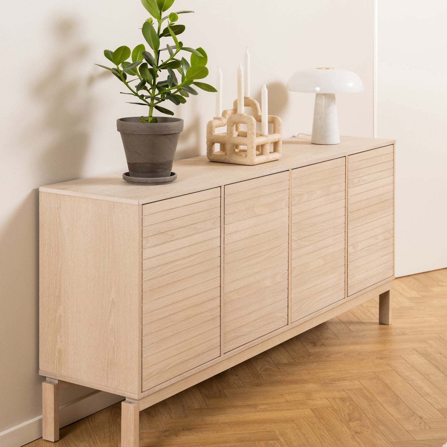 Cote | Furniture Linley Sideboard, 4 Doors - White Oak Linley, Sideboards 90AH000022822