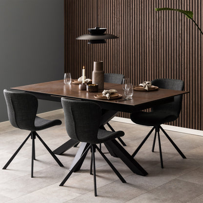 Cote | Furniture Heaven 6-8 Seater Extendable Dining Table (168cm) - Ceramic  Rusty Brown Top Heaven, Dining Tables 90AH000022875