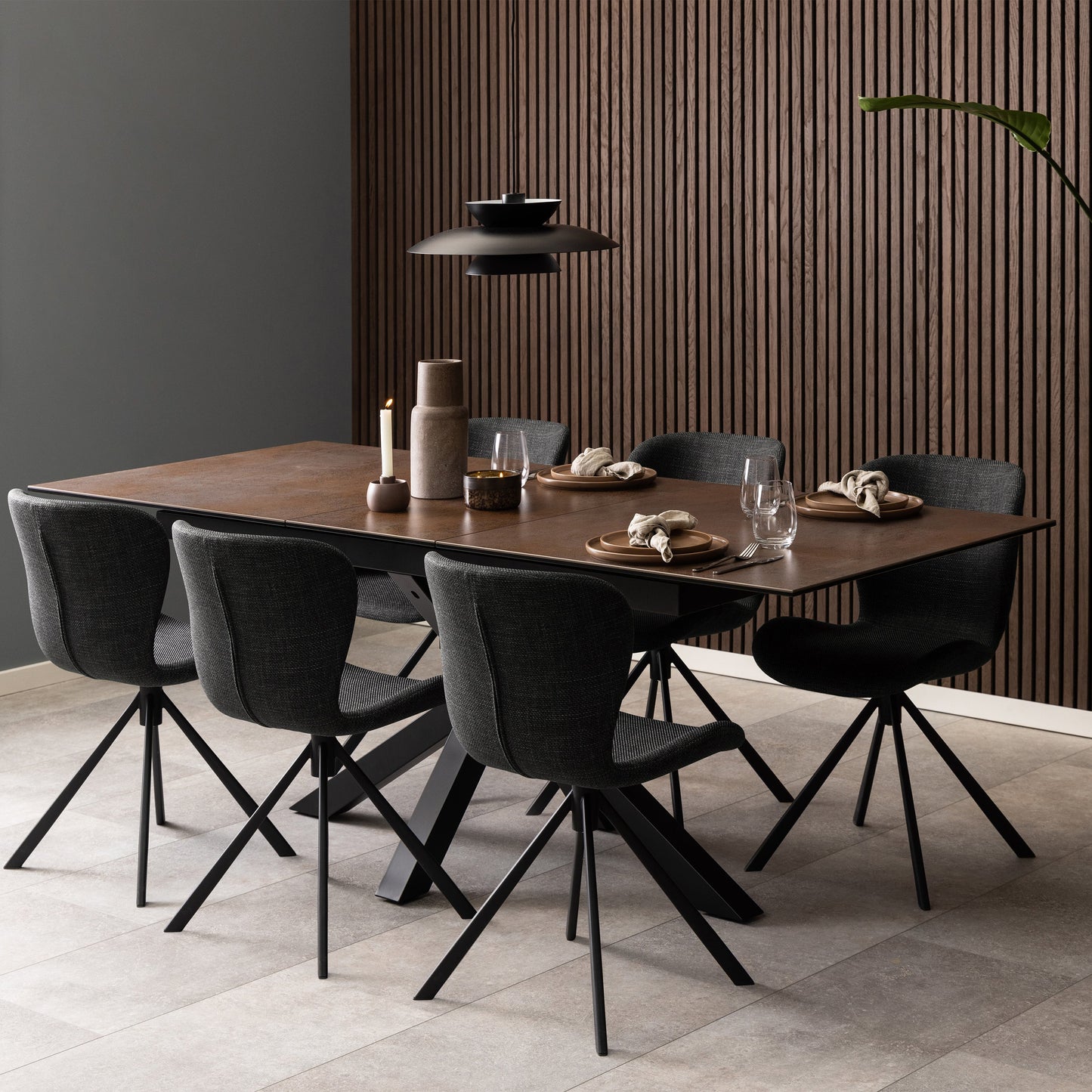 Cote | Furniture Heaven 6-8 Seater Extendable Dining Table (168cm) - Ceramic  Rusty Brown Top Heaven, Dining Tables 90AH000022875