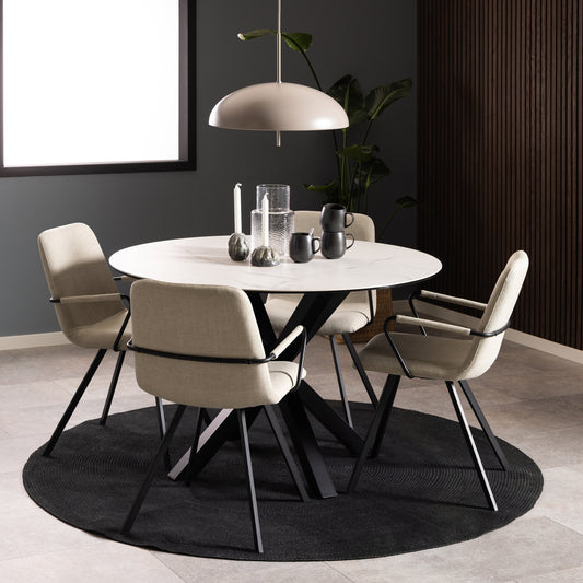 Cote | Furniture Heaven 2-4 Seater Dining Table - Ceramic White Top Heaven, Dining Tables 90AH000022900