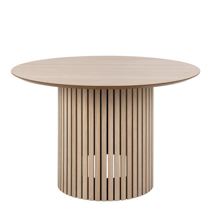 Cote | Furniture Linley 4 Seater Dining Table, Round - White Oak Linley, Dining Tables 90AH000023076