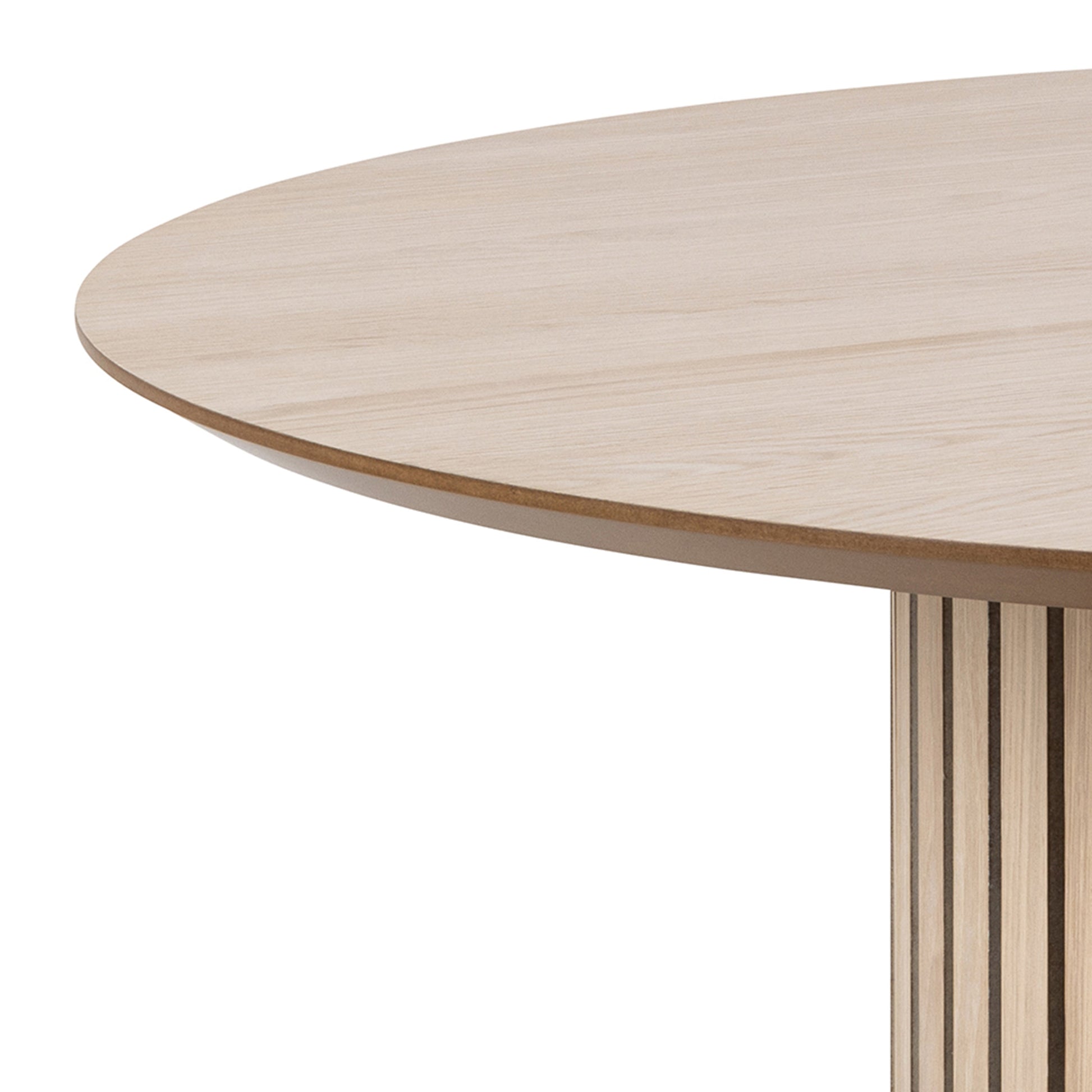 Cote | Furniture Linley 4 Seater Dining Table, Round - White Oak Linley, Dining Tables 90AH000023076