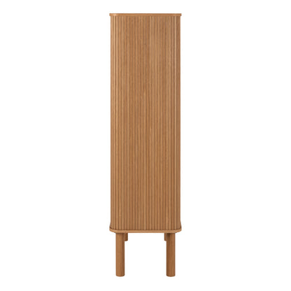 Cote | Furniture Langley Cabinet Tall, Sliding Doors - Oak Langley, Cupboards 90AH000023226