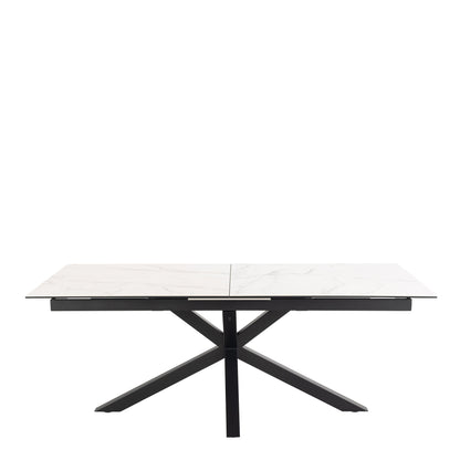 Cote | Furniture Heaven 6-8 Seater Extendable Dining Table (200cm) - Ceramic White Top Heaven, Dining Tables 90AH000023263