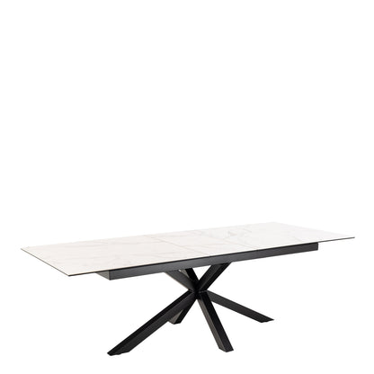 Cote | Furniture Heaven 6-8 Seater Extendable Dining Table (200cm) - Ceramic White Top Heaven, Dining Tables 90AH000023263