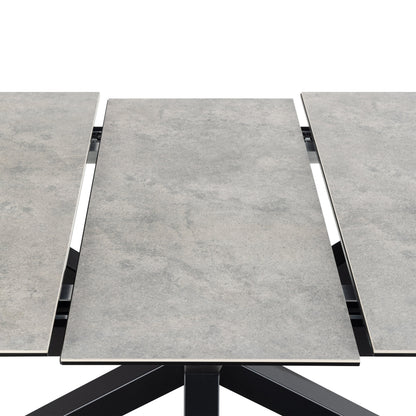 Cote | Furniture Heaven 6-8 Seater Extendable Dining Table (168cm) - Ceramic Grey Top  Heaven, Dining Tables 90AH000023377