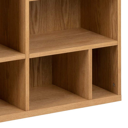 Rangoon 3 Door Large Bookcase - Oak