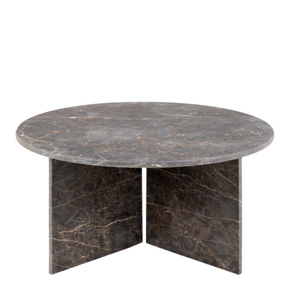 Cote | Furniture Vega Coffee Table, Round - Marron Marble Vega, Coffee Tables 90AH000023597