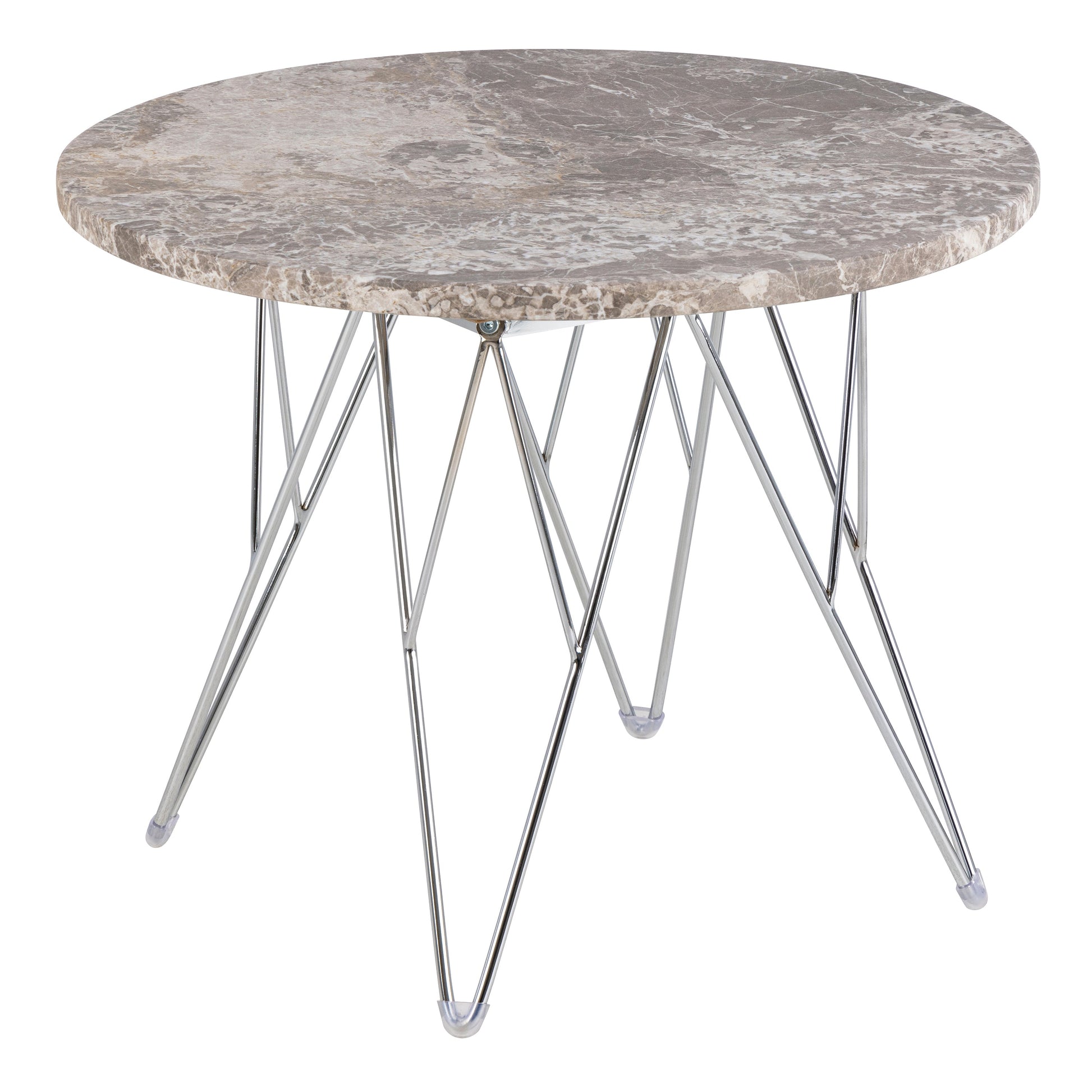 Cote | Furniture Prunus Side Table, Round - Grey-Brown Marble Top Prunus, Side Tables 90AH000023721