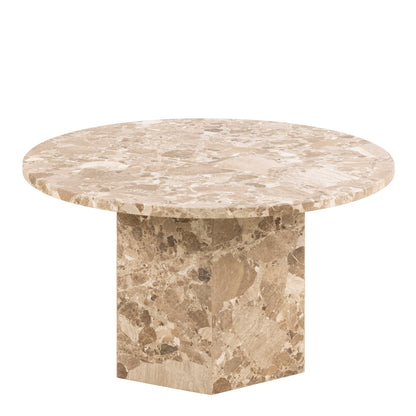 Cote | Furniture Naxos Coffee Table, Round - Brown Marble Naxos, Coffee Tables 90AH000023741