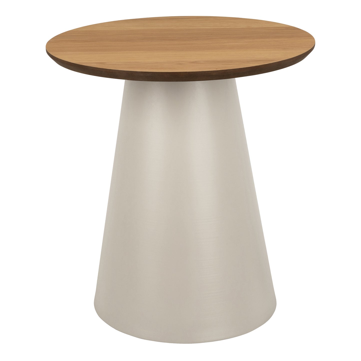 Soli Round Coffee Table, Small - Oak & Grey