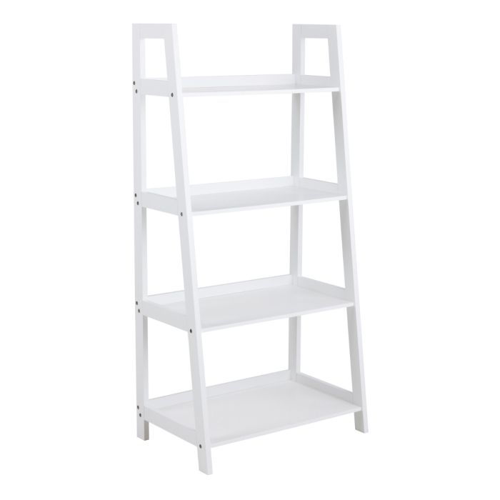 Cote | Furniture Wally Bookcase, 4 Shelves - White Wally, Bookcases 90A0000096021