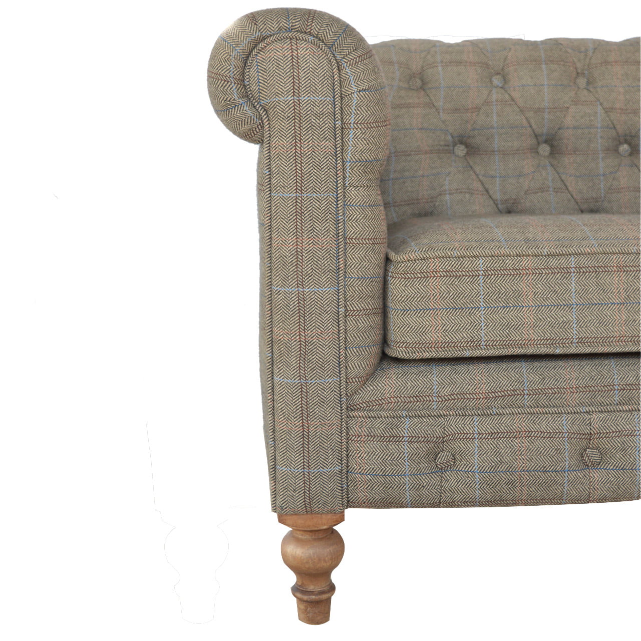 Cote Furniture | Chesterfield 2 Seater Sofa - Multi Tweed  Sofas, Sofas & Seating IN075