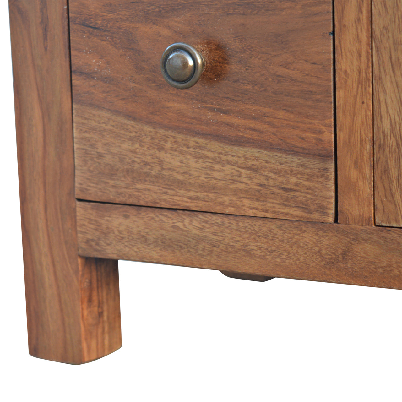 Cote Furniture | Sheesham Cabinet 4 Drawer - Honey Sheesham, Cupboards IN090