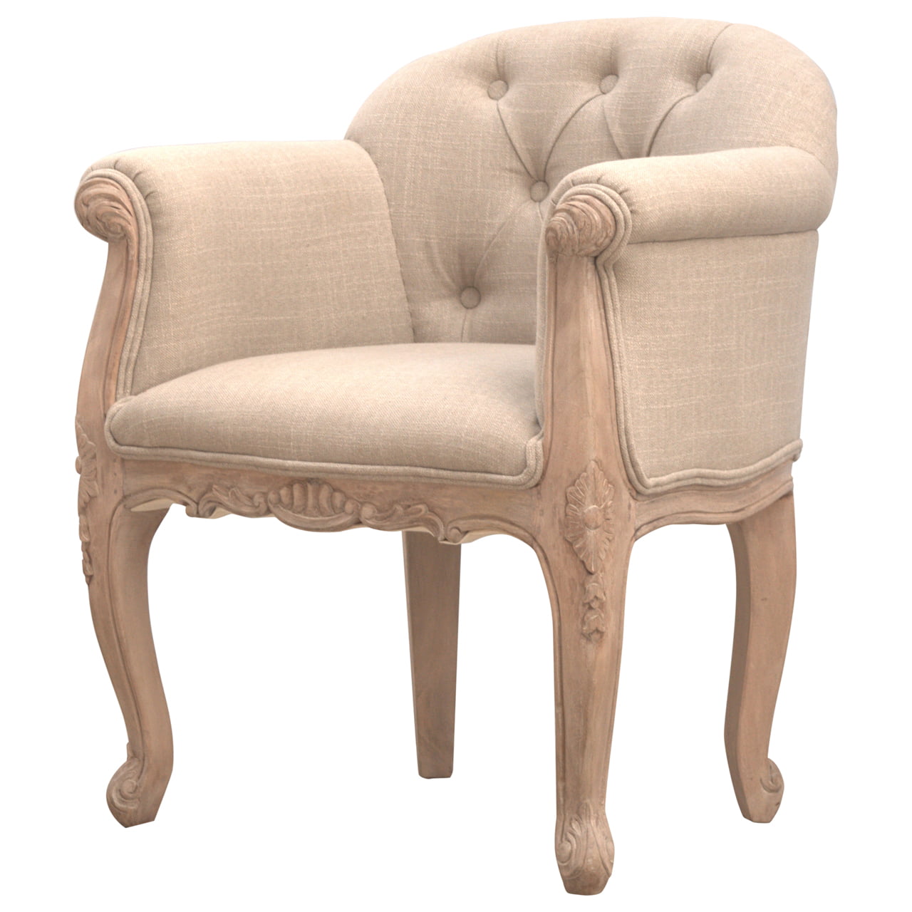 Cote Furniture | French Style Deep Button Accent Chair Sofas & Seating, Accent Chairs & Armchairs IN116