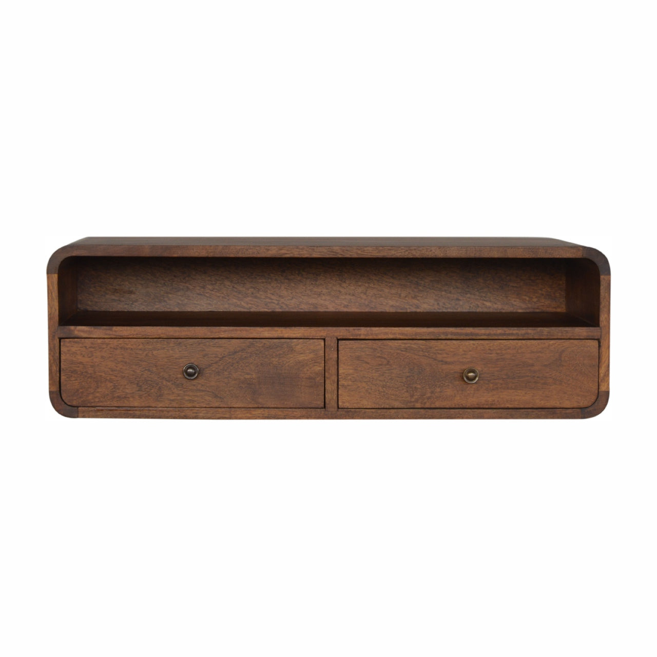 Cote Furniture | Floating Open Console Table (Wall Mounted) - Chestnut  Console Tables IN1229