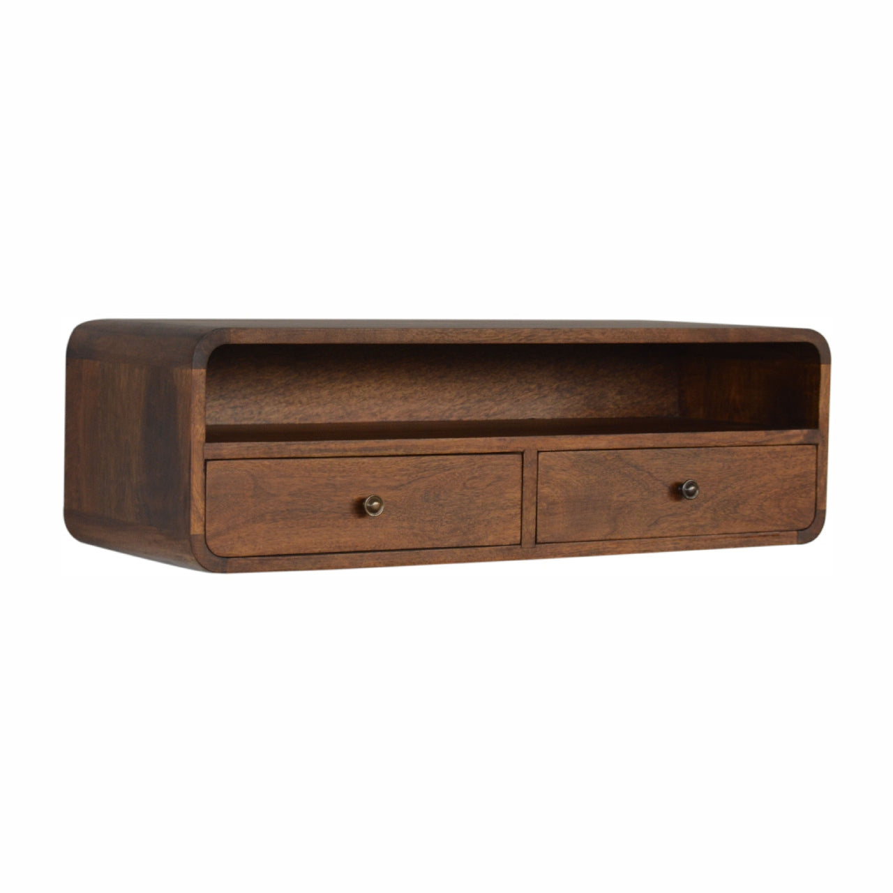 Cote Furniture | Floating Open Console Table (Wall Mounted) - Chestnut  Console Tables IN1229