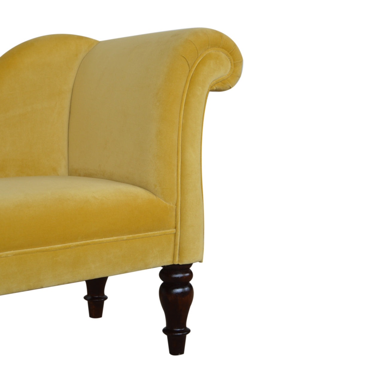 Cote Furniture | Velvet Chaise - Mustard  Sofas, Sofas & Seating IN1340