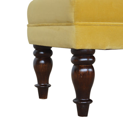 Cote Furniture | Velvet Chaise - Mustard  Sofas, Sofas & Seating IN1340