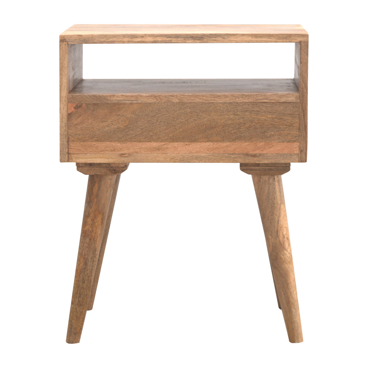 Cote Furniture | Modern Bedside Table with Open Slot - Oak Bedside Tables IN143