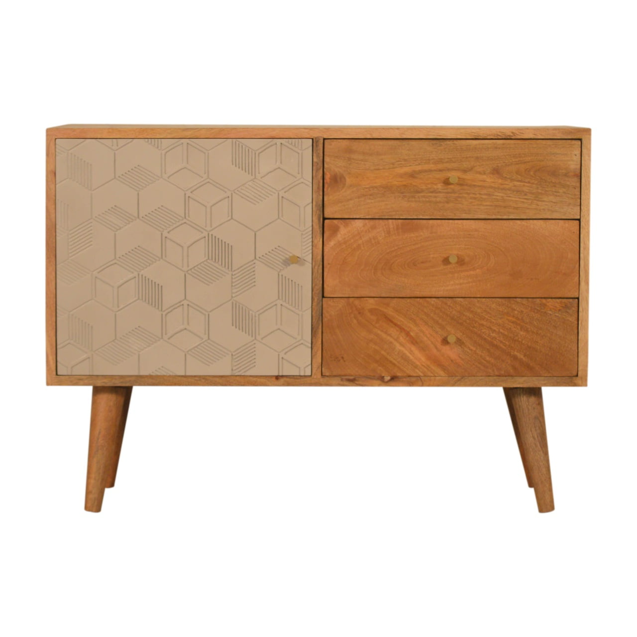 Cote Furniture | Acadia Geometric Shape Sideboard - Oak Acadia, Sideboards IN1472