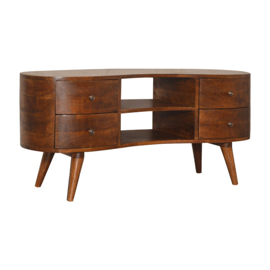 Cote Furniture | Wave TV Unit - Chestnut  TV Stands IN1491