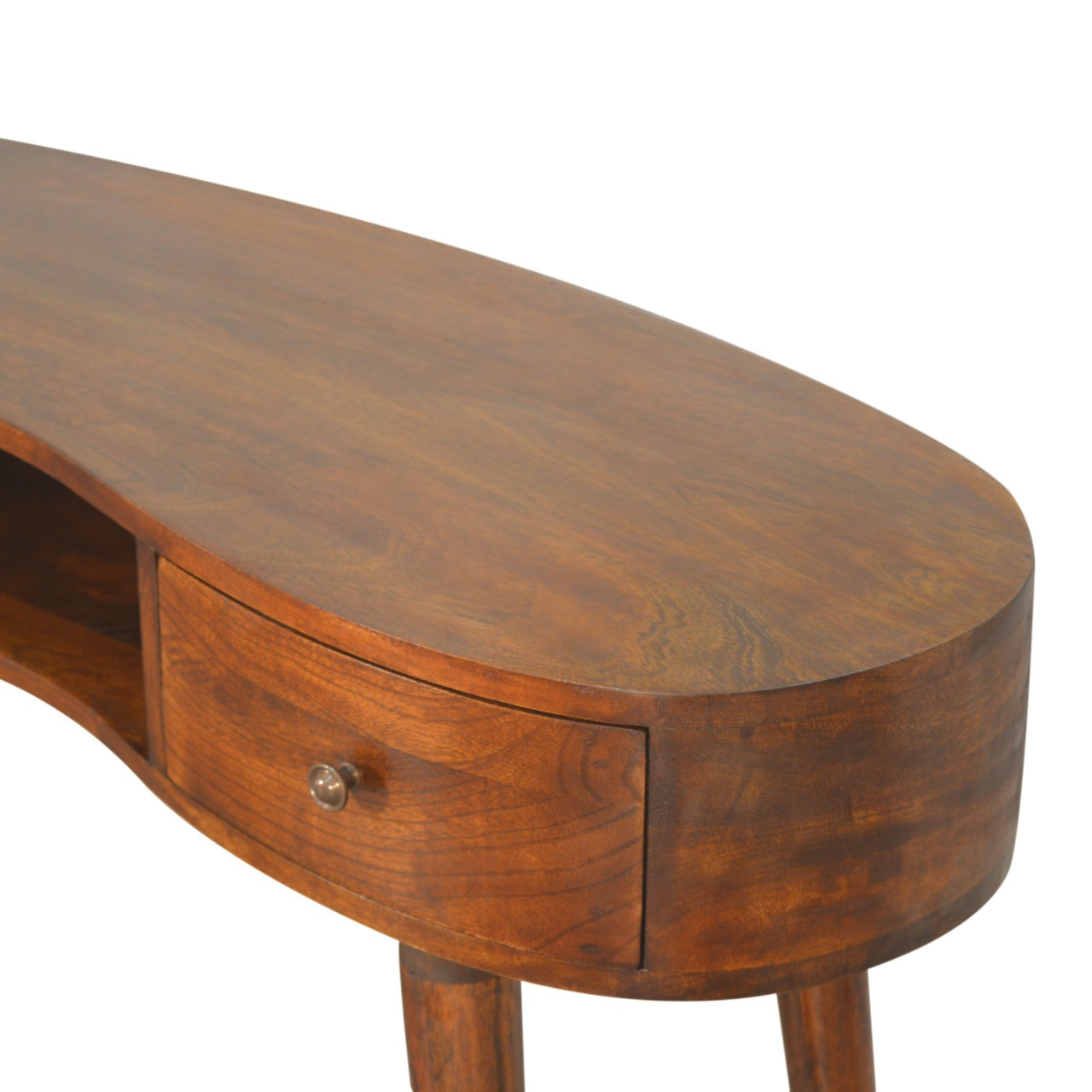 Cote Furniture | Wave Desk - Chestnut  Compact, Dressing Tables & Desks, Office Desk IN1492